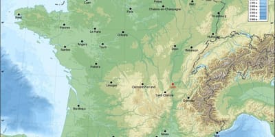 里昂法国城市地图